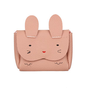 Borsa a tracolla carina per ragazze 2025 nuovo Design per bambini e neonati cartoni animati Bunny borse Messenger a tracolla coniglio portafoglio per bambini - Product Image 5