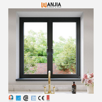 Ventanas Francesas de Aluminio WANJIA, Últimos Diseños Personalizados, Triple Vidrio, Extra Delgadas, Abatibles y Oscilobatientes