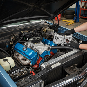 ปั๊มน้ำมันเครื่องอะลูมิเนียม LU M55HV สำหรับเชฟโรเลต 5.0(305)OHV 8 สูบ เครื่องยนต์ปี 1976-2002 พร้อมการรับประกัน 12 เดือน - Product Image 3