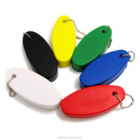 Porte-clés ovale en pvc souple flottant pour avion, article de marque, pour bateau