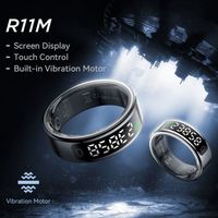 Anneau intelligent R11M, compteur de tasbeeh, anneau intelligent à vibration, suivi de la santé, anneaux intelligents avec fonction de chronométrage