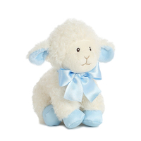 2025 nouvelle Simulation chèvre de montagne noire jouet blanc doux chèvre peluche Animal avec PP coton brodé enfant cadeau pour garçons filles