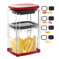 Plastic groente-aardappelsnijder, frietjes-snijder, chips-snijder, keukengereedschap