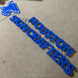 Signalisation extérieure personnalisée en acrylique, lettres lumineuses, enseigne au néon rétroéclairée, publicité, lettres d'entreprise rétroéclairées avec prix d'usine - Product Image 3