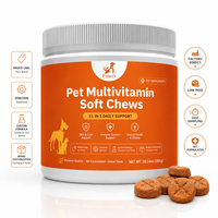 Multivitamines Premium 10-en-1 pour Animaux de Compagnie - Plus de 20 Nutriments Essentiels pour le Bien-être Quotidien - Formulation Personnalisée OEM Étiquetage Privé