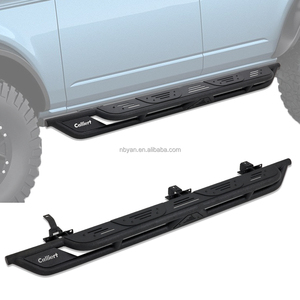 Pasos laterales atornillados para <span class=keywords><strong>Ford</strong></span> <span class=keywords><strong>Bronco</strong></span> 2021-2025, estribos de 4 puertas, acero resistente, resistente - Product Image 1