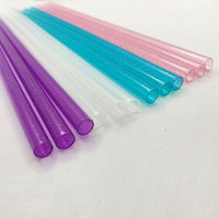 Pailles réutilisables décorées en gros, très demandées, 300 mm x 10 mm, en PP alimentaire pour gobelet de 40 oz