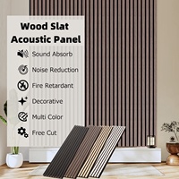 Akupanel panneaux acoustiques en chêne plaqué bois naturel design insonorisé 3d mdf panneaux acoustiques à lattes en bois pour mur et plafond