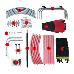 Zoshine 60 Inch Trẻ Em Giải Trí Ngoài Trời Trampoline Trẻ Em Nhảy Trampoline Giường Với Giỏ Hoop Để Bán - Product Image 3