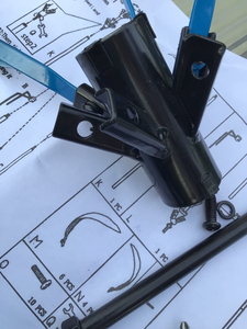 Oniya Metal Blue Wind Skulpturen Wind Spinner Pfähle Windmühle Garten Ornament <span class=keywords><strong>Big</strong></span> Clearance Windmühlen für Hof und Garten - Product Image 5