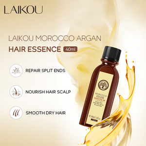 LAIKOU Maroc 40ml Sérum capillaire à l'huile d'argan Huile essentielle pour la réparation des cheveux secs avec un parfum lissant et rafraîchissant pour adultes - Product Image 6