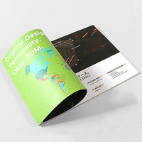 Vente en gros personnalisé impression couleur 4x6 manuel catalogue dépliant prospectus brochure livret