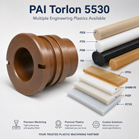 Bague isolante PAI Torlon 5530 pour roulement, usinage CNC avec composants anti-usure, résistance aux hautes températures