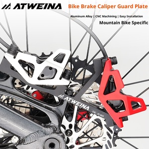 Rear Brake Caliper Protector Cover for Mountain and Trail Riding, Aluminum Alloy Bike Brake <strong>Guard</strong> for Rear <strong>Derailleur</strong> - Product Image 1