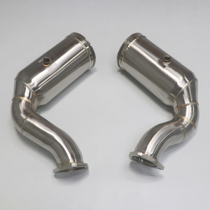 Downpipe ad Alte Prestazioni per Porsche <span class=keywords><strong>Cayenne</strong></span> Turbo <span class=keywords><strong>S</strong></span> E3 4.0T (2018+) - Aggiornamento in Acciaio Inox 304 - Product Image 5