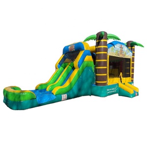 Toboggan aquatique gonflable commercial pour enfants, grande structure gonflable abordable, château gonflable roulant à vendre - Product Image 1