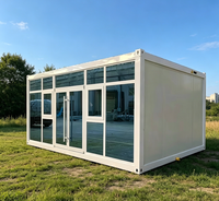 Conteneur Extensible de Luxe 20FT, Maison Modulaire Préfabriquée, Mini-Maison Pliable 40FT, Bar à Snacks Fonctionnel avec Structure en Acier, Appartement pour Centre Commercial