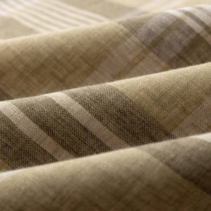 Tissu teint solide en lin pur 100% antibactérien écologique en gros pour vêtements - Product Image 1