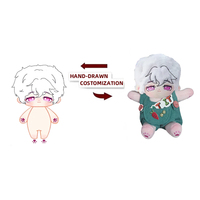 Muñeco de Peluche Personalizado de China, Juguete de Peluche de 20 cm, Muñeco de Peluche de Estrella Kpop, Diseña Tu Propio Muñeco, Cara 3D