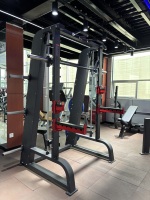 Equipo de Gimnasio Comercial, Máquina Smith para Entrenamiento de Pecho y Brazos, Entrenador de Gimnasio de Acero Inoxidable