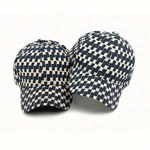 Nouvelle Casquette de Baseball 2025 pour Hommes et Femmes – Chapeau de Soleil Extérieur Printemps-Été à Carreaux Tendance – Casquette de Sport à 6 Panneaux - Product Image 3