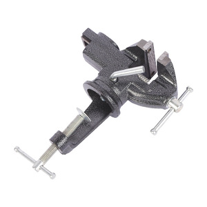 Mini <b>Bench</b> Vise High Carbon Steel Smooth Jaw Swivel Base Diy Workshop <b>Tool</b> - Product Image 2