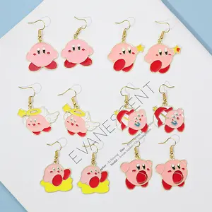 Wholesale Bulk Anime Movie Character Earring Hoops Custom Fashion Jewelry Soft Enamel Earring Studs For Women