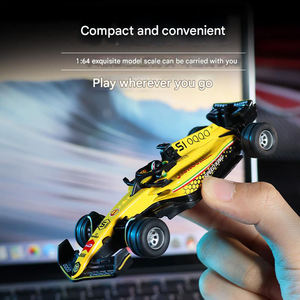 Voiture RC miniature CQZNRC à l'échelle <span class=keywords><strong>1</strong></span>:64, voiture de course de formule haute vitesse télécommandée avec lumières pour garçons, vente en gros - Product Image 4