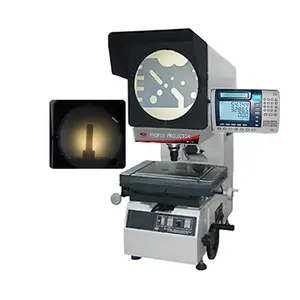 Inspect Surface And Outline Optical Vertical Digital Comparator Profile Projector For Screws