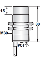 KJT M30 IP67 commutateur de capteur de proximité capacitif de haute qualité 12V 24V 36V