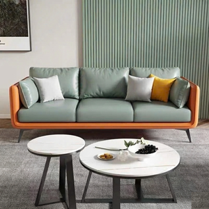 Sofá de Salón de Diseño Moderno, Muebles para el Hogar Elegantes con Cojines Cómodos para Interiores Contemporáneos - Product Image 1