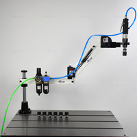 Machine à tarauder pneumatique compacte et portable M3-M12 pour opérations de filetage en atelier