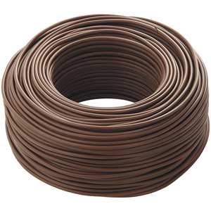 Câble électrique Fs18 3Gx1.5mm marron 100m, conducteur en cuivre isolé PVC, câble de commande industriel - Product Image 1