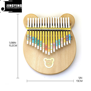 2025 Jingying Music Piano à pouce à 17 touches, <span class=keywords><strong>Kalimba</strong></span> en bois massif 17 tons en gros pour cadeau pour enfants - Product Image 4