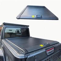 Couverture de benne de pick-up ISUZU Dodge Ram 1500 D-Max Ford F150 Ranger T6 en aluminium rétractable avec verrouillage