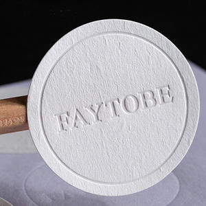 Etiqueta Adhesiva con Logotipo de Marca Personalizado en Relieve 3D, Etiqueta de Papel Texturizado Mate para Embalaje - Product Image 5