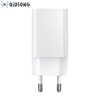 Adaptateur de chargeur USB C PD 20W, chargeur mural rapide PD20W GaN Cube EU avec certification GS/CE