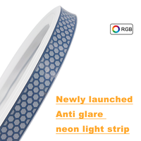 Nueva Tira de LED de Neón Antideslumbrante para Decoración de Bares, Resistente al Agua IP66, Luz de Cuerda de Neón de Alto Brillo, Colores RGB con Control Remoto