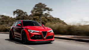 Nuevo Producto: Accesorios de Fibra de Carbono para Alfa Romeo Stelvio, Kit de Carrocería Ancha, Alerón Delantero, Difusor Trasero, Parachoques - Product Image 3
