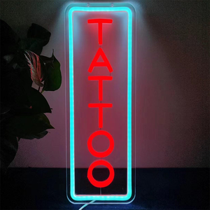 Bán buôn Led Logo ánh sáng Neon dấu hiệu không nghĩ rằng Shit Hình xăm trang trí đám cưới cho phòng ngủ bên nhà dấu hiệu điện tử dropshipping - Product Image 3