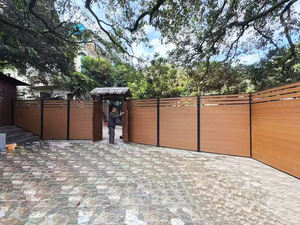 Clôture co-extrudée anti-corrosion en bois pour terrasse, jardin, cour extérieure, clôture en bois-plastique pour petite cour, mur de clôture et <span class=keywords><strong>piquet</strong></span> - Product Image 4