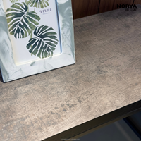 Table d'appoint moderne NORYA avec plateau en pierre, table d'appoint pour salon, chambre et mobilier de salon