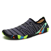 Chaussures aquatiques ETMF à séchage rapide, chaussures d'eau en néoprène avec empeigne en mesh, faciles à enfiler, respirantes, pour la marche aquatique, idéales pour l'été