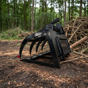 Rak Penggali/Pencabut Sampah untuk Skid Steer dengan Beban Terukur 110kg untuk Skid Steer 1-9 Ton - Pembersihan Lokasi & Pengangkatan Puing - Product Image 3