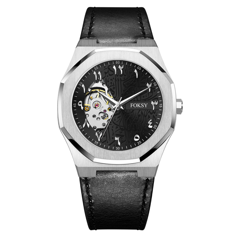 Black+Leather Strap