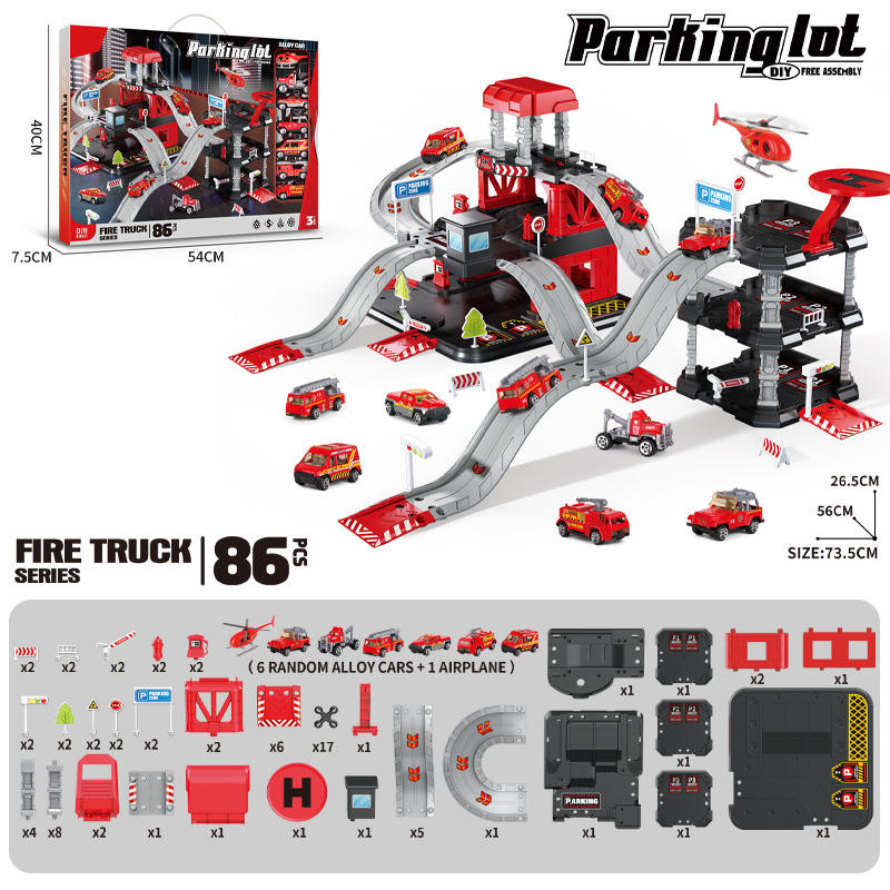 Pista del camión de bomberos