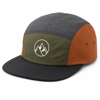Cappello da Campeggio Personalizzato con Logo, Quattro Pannelli Bicolore per Negozi di Attrezzatura da Trail, Noleggio Campeggio, Etichetta Privata, Souvenir da Viaggio
