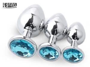 1 Set 3 Ukuran Metal <span class=keywords><strong>Butt</strong></span> <span class=keywords><strong>Plug</strong></span> Mainan Seks Anal Mainan Rayuan untuk Pria & Wanita Mainan Dewasa Seks Anal SM Mudah Dimasukkan Pelatih Anal - Product Image 6