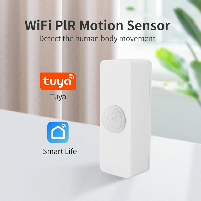 Tuya Mini PIR Smart Human Body Sensor IOT Zigbee Wireless Motion Sensor for Smart Home Works PIR Motion Sensor