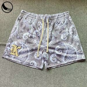 BETHERIVAL - Pantalones Deportivos de Baloncesto para Hombre, de Malla, de Algodón y Poliéster, con Cordón Ajustable y Bolsillos Superiores, Sublimación de 5 Pulgadas, Logotipo Personalizado de Alta Calidad - Product Image 4